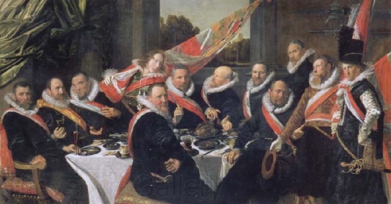 Frans Hals Festmabl of the officers of the St. Jorisdoelen in Haarlem Norge oil painting art